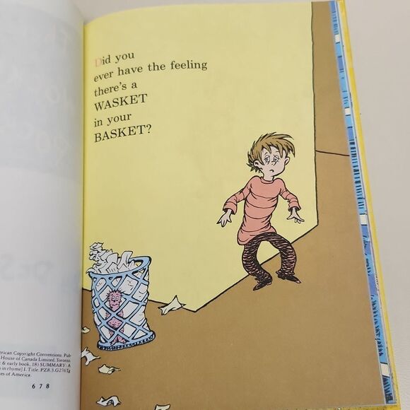 Dr. Seuss There's a Wocket in my Pocket 1974 Book - Picture 4 of 6